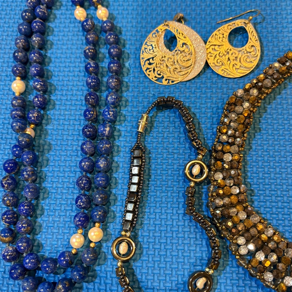 Jewelry Bundle Nakamol Necklace Linda Levinson Bracelet + more - Picture 7 of 7